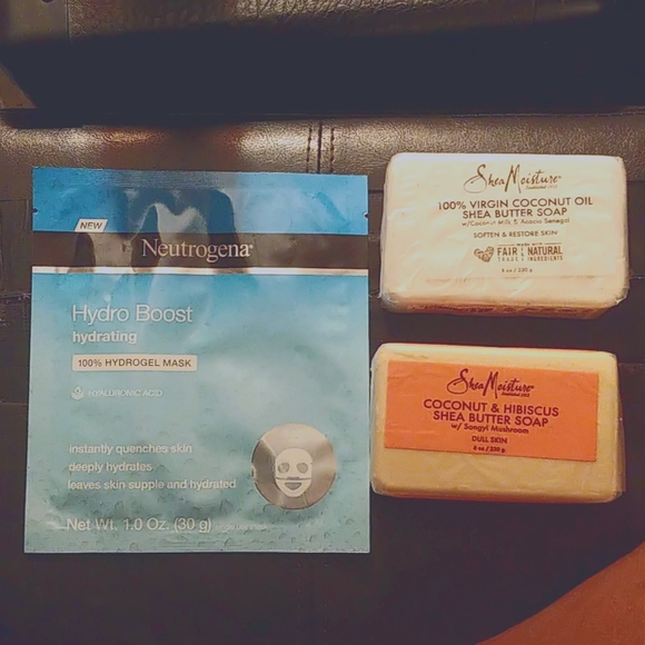 Neutrogena Hydro Boost Mask Shea Moisture Soap - Picture 1 of 2